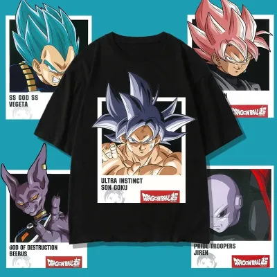 アニメシーン/キャラクター柄 プリント Tシャツ 男女兼用 Dragon Ball ドラゴンボール風 ｔシャツ 半袖 長袖 パーカー 孫悟空 ベジータ ブルマ ピッコロ クリリン トランクス チチ ヤムチャ ラディッツ フリーザ コスプ