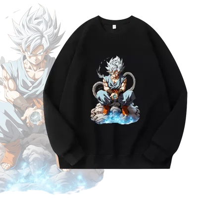 アニメシーン/キャラクター柄 プリント Tシャツ 男女兼用 Dragon Ball ドラゴンボール風 ｔシャツ 半袖 長袖 パーカー 孫悟空 ベジータ ブルマ ピッコロ クリリン トランクス チチ ヤムチャ ラディッツ フリーザ コスプ