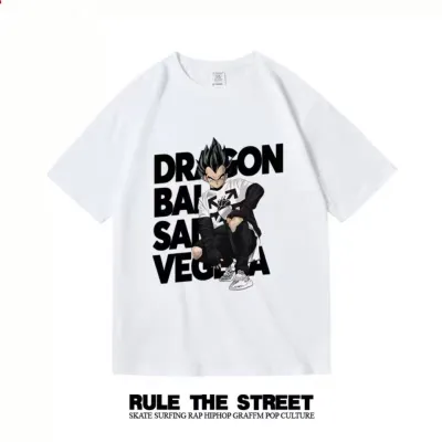 アニメシーン/キャラクター柄 プリント Tシャツ 男女兼用 Dragon Ball ドラゴンボール風 ｔシャツ 半袖 長袖 パーカー 孫悟空 ベジータ ブルマ ピッコロ クリリン トランクス チチ ヤムチャ ラディッツ フリーザ コスプ