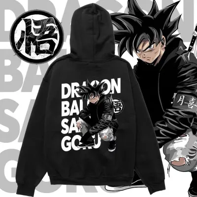 アニメシーン/キャラクター柄 プリント パーカー 男女兼用 Dragon Ball ドラゴンボール風 ｔシャツ 半袖 長袖 パーカー 孫悟空 ベジータ ブルマ ピッコロ クリリン トランクス チチ ヤムチャ ラディッツ フリーザ コスプ