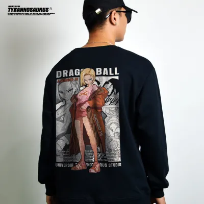 アニメシーン/キャラクター柄 プリント Tシャツ 男女兼用 Dragon Ball ドラゴンボール風 ｔシャツ 半袖 長袖 パーカー 孫悟空 ベジータ ブルマ ピッコロ クリリン トランクス チチ ヤムチャ ラディッツ フリーザ コスプ