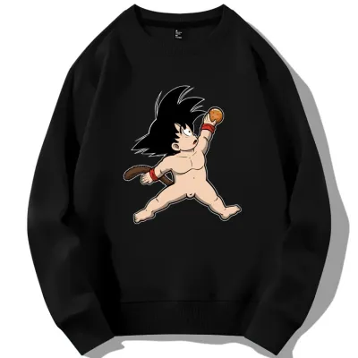 アニメシーン/キャラクター柄 プリント Tシャツ 男女兼用 Dragon Ball ドラゴンボール風 ｔシャツ 半袖 長袖 パーカー 孫悟空 ベジータ ブルマ ピッコロ クリリン トランクス チチ ヤムチャ ラディッツ フリーザ コスプ