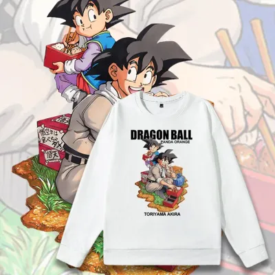 アニメシーン/キャラクター柄 プリント Tシャツ 男女兼用 Dragon Ball ドラゴンボール風 ｔシャツ 半袖 長袖 パーカー 孫悟空 ベジータ ブルマ ピッコロ クリリン トランクス チチ ヤムチャ ラディッツ フリーザ コスプ