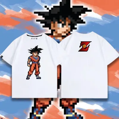 アニメシーン/キャラクター柄 プリント Tシャツ 男女兼用 Dragon Ball ドラゴンボール風 ｔシャツ 半袖 長袖 パーカー 孫悟空 ベジータ ブルマ ピッコロ クリリン トランクス チチ ヤムチャ ラディッツ フリーザ コスプ