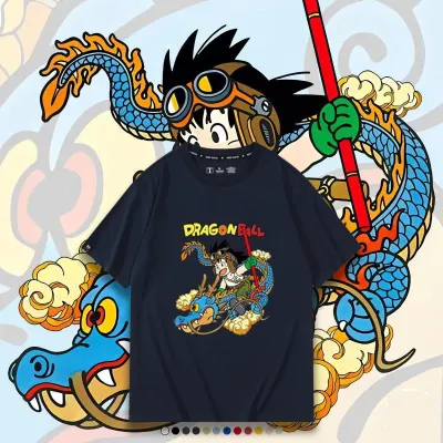 アニメシーン/キャラクター柄 プリント Tシャツ 男女兼用 Dragon Ball ドラゴンボール風 ｔシャツ 半袖 長袖 パーカー 孫悟空 ベジータ ブルマ ピッコロ クリリン トランクス チチ ヤムチャ ラディッツ フリーザ コスプ