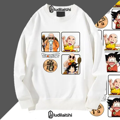 アニメシーン/キャラクター柄 プリント Tシャツ 男女兼用 Dragon Ball ドラゴンボール風 ｔシャツ 半袖 長袖 パーカー 孫悟空 ベジータ ブルマ ピッコロ クリリン トランクス チチ ヤムチャ ラディッツ フリーザ コスプ