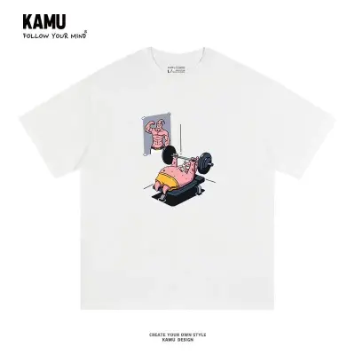 アニメシーン/キャラクター柄 プリント Tシャツ 男女兼用 スポンジ・ボブ風 ｔシャツ 半袖 長袖 パーカー スポンジ・ボブ・スクエアパンツ パトリック・スター スクィッドワード・テンタクルズ サンディ・チークス エッグマン・プランクト