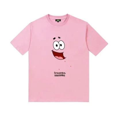 アニメシーン/キャラクター柄 プリント Tシャツ 男女兼用 スポンジ・ボブ風 ｔシャツ 半袖 長袖 パーカー スポンジ・ボブ・スクエアパンツ パトリック・スター スクィッドワード・テンタクルズ サンディ・チークス エッグマン・プランクト