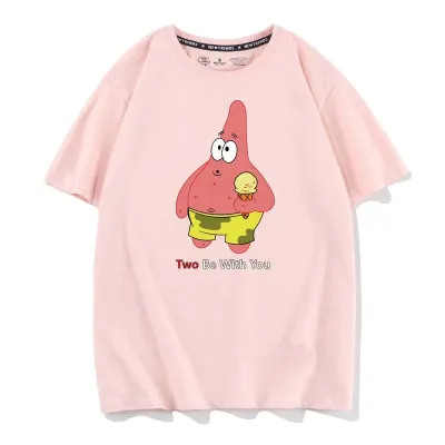 アニメシーン/キャラクター柄 プリント Tシャツ 男女兼用 スポンジ・ボブ風 ｔシャツ 半袖 長袖 パーカー スポンジ・ボブ・スクエアパンツ パトリック・スター スクィッドワード・テンタクルズ サンディ・チークス エッグマン・プランクト