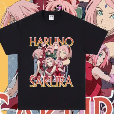 アニメシーン/キャラクター柄 プリント Tシャツ 男女兼用 Naruto ナルト風 ｔシャツ 半袖 長袖 パーカー ナルト・ウズマキ サスケ・ウチハ カカシ・ハタケ ヒナタ・ヒュウガ コスプレ衣装　コスチューム　グッズ