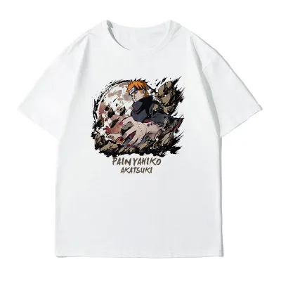 アニメシーン/キャラクター柄 プリント Tシャツ 男女兼用 Naruto ナルト風 ｔシャツ 半袖 長袖 パーカー ナルト・ウズマキ サスケ・ウチハ カカシ・ハタケ ヒナタ・ヒュウガ コスプレ衣装　コスチューム　グッズ