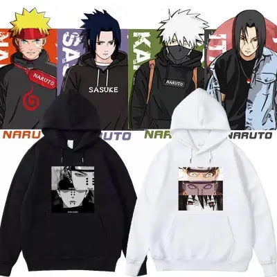 アニメシーン/キャラクター柄 プリント パーカー 男女兼用 Naruto ナルト風 ｔシャツ 半袖 長袖 パーカー ナルト・ウズマキ サスケ・ウチハ カカシ・ハタケ ヒナタ・ヒュウガ コスプレ衣装　コスチューム　グッズ