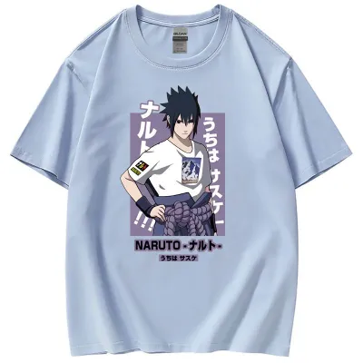 アニメシーン/キャラクター柄 プリント Tシャツ 男女兼用 Naruto ナルト風 ｔシャツ 半袖 長袖 パーカー ナルト・ウズマキ サスケ・ウチハ カカシ・ハタケ ヒナタ・ヒュウガ コスプレ衣装　コスチューム　グッズ