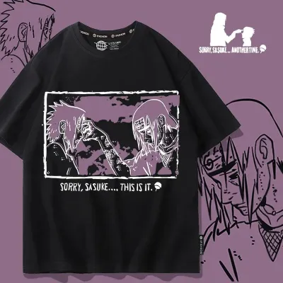 アニメシーン/キャラクター柄 プリント Tシャツ 男女兼用 Naruto ナルト風 ｔシャツ 半袖 長袖 パーカー ナルト・ウズマキ サスケ・ウチハ カカシ・ハタケ ヒナタ・ヒュウガ コスプレ衣装　コスチューム　グッズ