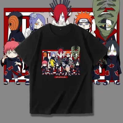 アニメシーン/キャラクター柄 プリント Tシャツ 男女兼用 Naruto ナルト風 ｔシャツ 半袖 長袖 パーカー ナルト・ウズマキ サスケ・ウチハ カカシ・ハタケ ヒナタ・ヒュウガ コスプレ衣装　コスチューム　グッズ