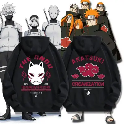 アニメシーン/キャラクター柄 プリント パーカー 男女兼用 Naruto ナルト風 ｔシャツ 半袖 長袖 パーカー ナルト・ウズマキ サスケ・ウチハ カカシ・ハタケ ヒナタ・ヒュウガ コスプレ衣装　コスチューム　グッズ