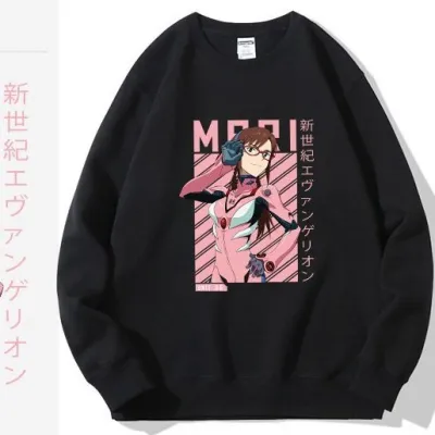 アニメシーン/キャラクター柄 プリント Tシャツ 男女兼用 EVA 新世紀エヴァンゲリオン ｔシャツ アスカ 綾波レイ 葛城ミサト 初号機 第2号機 第3号機 コスプレ衣装　コスチューム　スラムダンク グッズ