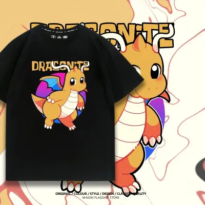 アニメシーン/キャラクター柄 プリント Tシャツ 男女兼用 Pokémon ポケモン ｔシャツ ピカチュウ サトシ ゲームフリーク コスプレ衣装　コスチューム　スラムダンク グッズ