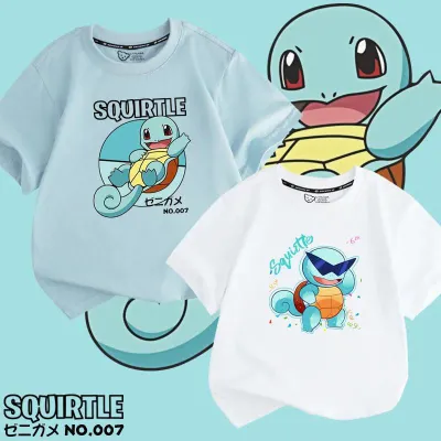 アニメシーン/キャラクター柄 プリント Tシャツ 男女兼用 Pokémon ポケモン ｔシャツ ピカチュウ サトシ ゲームフリーク コスプレ衣装　コスチューム　スラムダンク グッズ