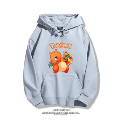 アニメシーン/キャラクター柄 プリント パーカー 男女兼用 Pokémon ポケモン ｔシャツ ピカチュウ サトシ ゲームフリーク コスプレ衣装　コスチューム　スラムダンク グッズ