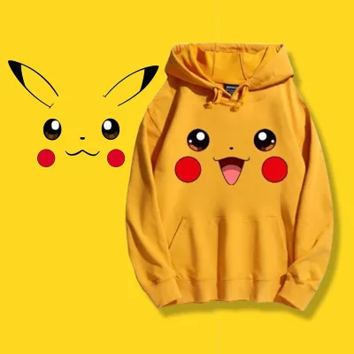 アニメシーン/キャラクター柄 プリント パーカー 男女兼用 Pokémon ポケモン ｔシャツ ピカチュウ サトシ ゲームフリーク コスプレ衣装　コスチューム　スラムダンク グッズ