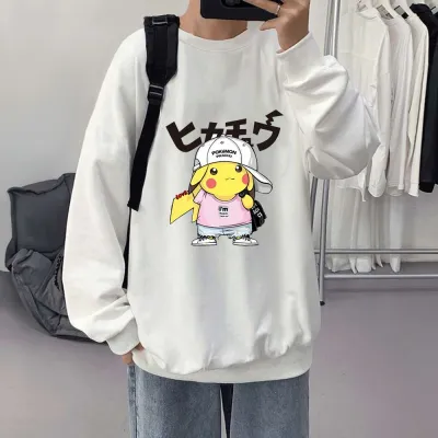 アニメシーン/キャラクター柄 プリント Tシャツ 男女兼用 Pokémon ポケモン ｔシャツ ピカチュウ サトシ ゲームフリーク コスプレ衣装　コスチューム　スラムダンク グッズ