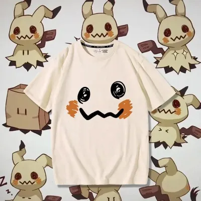 アニメシーン/キャラクター柄 プリント Tシャツ 男女兼用 Pokémon ポケモン ｔシャツ ピカチュウ サトシ ゲームフリーク コスプレ衣装　コスチューム　スラムダンク グッズ