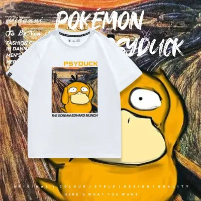 アニメシーン/キャラクター柄 プリント Tシャツ 男女兼用 Pokémon ポケモン ｔシャツ ピカチュウ サトシ ゲームフリーク コスプレ衣装　コスチューム　スラムダンク グッズ