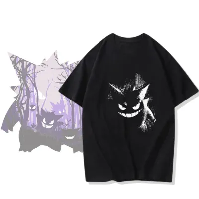 アニメシーン/キャラクター柄 プリント Tシャツ 男女兼用 Pokémon ポケモン ｔシャツ ピカチュウ サトシ ゲームフリーク コスプレ衣装　コスチューム　スラムダンク グッズ