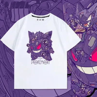 アニメシーン/キャラクター柄 プリント Tシャツ 男女兼用 Pokémon ポケモン ｔシャツ ピカチュウ サトシ ゲームフリーク コスプレ衣装　コスチューム　スラムダンク グッズ