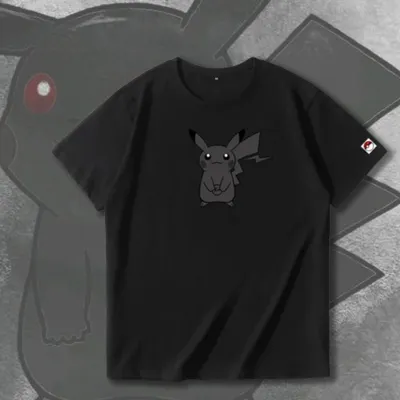 アニメシーン/キャラクター柄 プリント Tシャツ 男女兼用 Pokémon ポケモン ｔシャツ ピカチュウ サトシ ゲームフリーク コスプレ衣装　コスチューム　スラムダンク グッズ