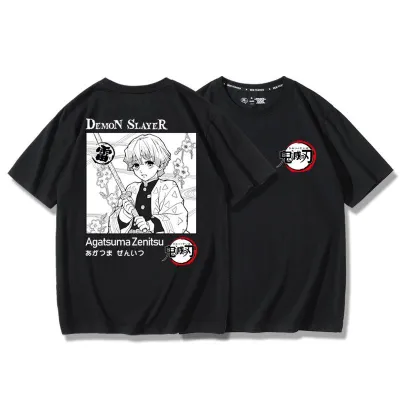 アニメシーン/キャラクター柄 プリント Tシャツ 男女兼用 鬼滅の刃風 ｔシャツ  長袖 パーカー 炭治郎 禰豆子 善逸 胡蝶しのぶ 玄弥 蟲柱 蜜璃 コスプレ衣装　コスチューム　グッズ