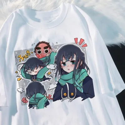 アニメシーン/キャラクター柄 プリント Tシャツ 男女兼用 鬼滅の刃風 ｔシャツ  長袖 パーカー 炭治郎 禰豆子 善逸 胡蝶しのぶ 玄弥 蟲柱 蜜璃 コスプレ衣装　コスチューム　グッズ