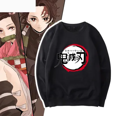 アニメシーン/キャラクター柄 プリント Tシャツ 男女兼用 鬼滅の刃風 ｔシャツ  長袖 パーカー 炭治郎 禰豆子 善逸 胡蝶しのぶ 玄弥 蟲柱 蜜璃 コスプレ衣装　コスチューム　グッズ