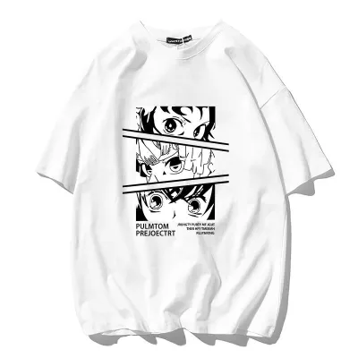 アニメシーン/キャラクター柄 プリント Tシャツ 男女兼用 鬼滅の刃風 ｔシャツ  長袖 パーカー 炭治郎 禰豆子 善逸 胡蝶しのぶ 玄弥 蟲柱 蜜璃 コスプレ衣装　コスチューム　グッズ