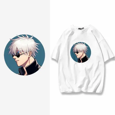 アニメシーン/キャラクター柄 プリント Tシャツ 男女兼用 呪術廻戦風 ｔシャツ 半袖 長袖 パーカー 両面宿儺 五条悟 釘崎野薔薇 伏黒恵 五条霊輔 伏黒神威 虎杖悠仁 狗巻棘 狗巻毛吉 家入冨士太 コスプレ衣装　コスチューム　グッズ