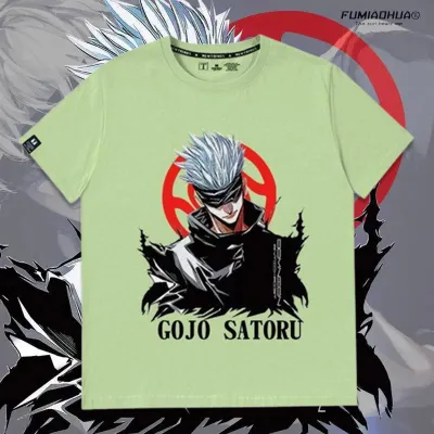 アニメシーン/キャラクター柄 プリント Tシャツ 男女兼用 呪術廻戦風 ｔシャツ 半袖 長袖 パーカー 両面宿儺 五条悟 釘崎野薔薇 伏黒恵 五条霊輔 伏黒神威 虎杖悠仁 狗巻棘 狗巻毛吉 家入冨士太 コスプレ衣装　コスチューム　グッズ