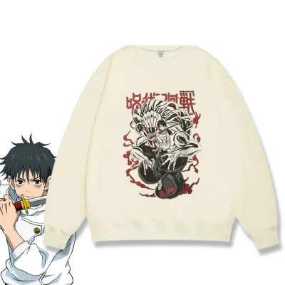 アニメシーン/キャラクター柄 プリント Tシャツ 男女兼用 呪術廻戦風 ｔシャツ 半袖 長袖 パーカー 両面宿儺 五条悟 釘崎野薔薇 伏黒恵 五条霊輔 伏黒神威 虎杖悠仁 狗巻棘 狗巻毛吉 家入冨士太 コスプレ衣装　コスチューム　グッズ