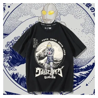 アニメシーン/キャラクター柄 プリント Tシャツ 男女兼用 ウルトラマン風 ｔシャツ 半袖 長袖 パーカー ウルトラマン ゾフィー ウルトラセブン ウルトラマンジャック ウルトラマンエース ウルトラマンタロウ ウルトラマンレオ ウルトラ