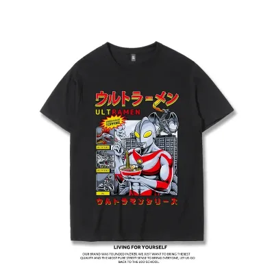 アニメシーン/キャラクター柄 プリント Tシャツ 男女兼用 ウルトラマン風 ｔシャツ 半袖 長袖 パーカー ウルトラマン ゾフィー ウルトラセブン ウルトラマンジャック ウルトラマンエース ウルトラマンタロウ ウルトラマンレオ ウルトラ