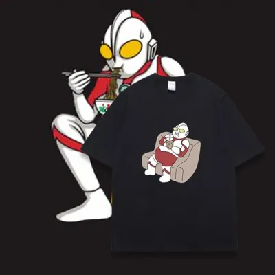 アニメシーン/キャラクター柄 プリント Tシャツ 男女兼用 ウルトラマン風 ｔシャツ 半袖 長袖 パーカー ウルトラマン ゾフィー ウルトラセブン ウルトラマンジャック ウルトラマンエース ウルトラマンタロウ ウルトラマンレオ ウルトラ