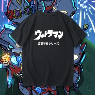 アニメシーン/キャラクター柄 プリント Tシャツ 男女兼用 ウルトラマン風 ｔシャツ 半袖 長袖 パーカー ウルトラマン ゾフィー ウルトラセブン ウルトラマンジャック ウルトラマンエース ウルトラマンタロウ ウルトラマンレオ ウルトラ