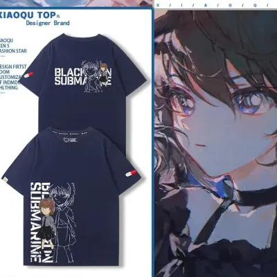 アニメシーン/キャラクター柄 プリント Tシャツ 男女兼用 名探偵コナン風 ｔシャツ 半袖 長袖 パーカー 毛利小五郎 毛利蘭 工藤新一 吉田步美 灰原哀 コスプレ衣装　コスチューム　グッズ