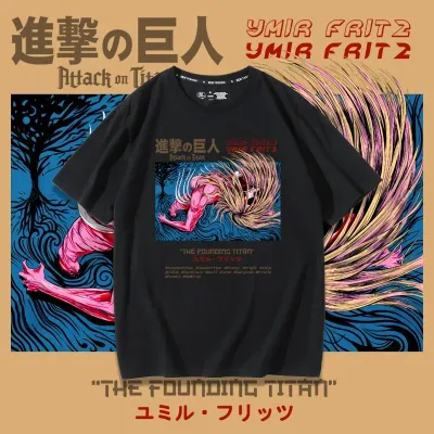 アニメシーン/キャラクター柄 プリント Tシャツ 男女兼用 進撃の巨人風 ｔシャツ 半袖 長袖 パーカー エレン・イェーガー ミカサ・アッカーマン アルミン・アルレルト リヴァイ・アッカーマン ジャン・キルシュタイン クリスタ・レンズ