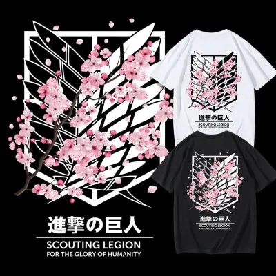 アニメシーン/キャラクター柄 プリント Tシャツ 男女兼用 進撃の巨人風 ｔシャツ 半袖 長袖 パーカー エレン・イェーガー ミカサ・アッカーマン アルミン・アルレルト リヴァイ・アッカーマン ジャン・キルシュタイン クリスタ・レンズ