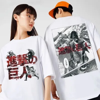 アニメシーン/キャラクター柄 プリント Tシャツ 男女兼用 進撃の巨人風 ｔシャツ 半袖 長袖 パーカー エレン・イェーガー ミカサ・アッカーマン アルミン・アルレルト リヴァイ・アッカーマン ジャン・キルシュタイン クリスタ・レンズ