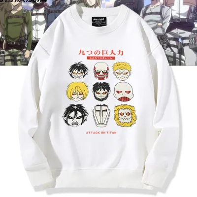 アニメシーン/キャラクター柄 プリント Tシャツ 男女兼用 進撃の巨人風 ｔシャツ 半袖 長袖 パーカー エレン・イェーガー ミカサ・アッカーマン アルミン・アルレルト リヴァイ・アッカーマン ジャン・キルシュタイン クリスタ・レンズ