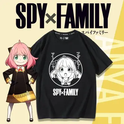 アニメシーン/キャラクター柄 プリント Tシャツ 男女兼用 SPY×FAMILY（スパイファミリー）風 ｔシャツ 半袖 長袖 パーカー ロイド・フォーゲル ユメ・ブリッツ アンジェラ・ブリッツ ドミニク・エドワーズ コスプレ衣装　コスチ