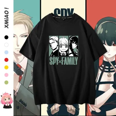 アニメシーン/キャラクター柄 プリント Tシャツ 男女兼用 SPY×FAMILY（スパイファミリー）風 ｔシャツ 半袖 長袖 パーカー ロイド・フォーゲル ユメ・ブリッツ アンジェラ・ブリッツ ドミニク・エドワーズ コスプレ衣装　コスチ