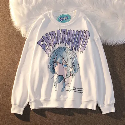 アニメシーン/キャラクター柄 プリント Tシャツ 男女兼用 Hatsune Miku初音ミク風 ハローキティ風 ｔシャツ 半袖 長袖 パーカー 初音ミク コスプレ衣装　コスチューム　グッズ